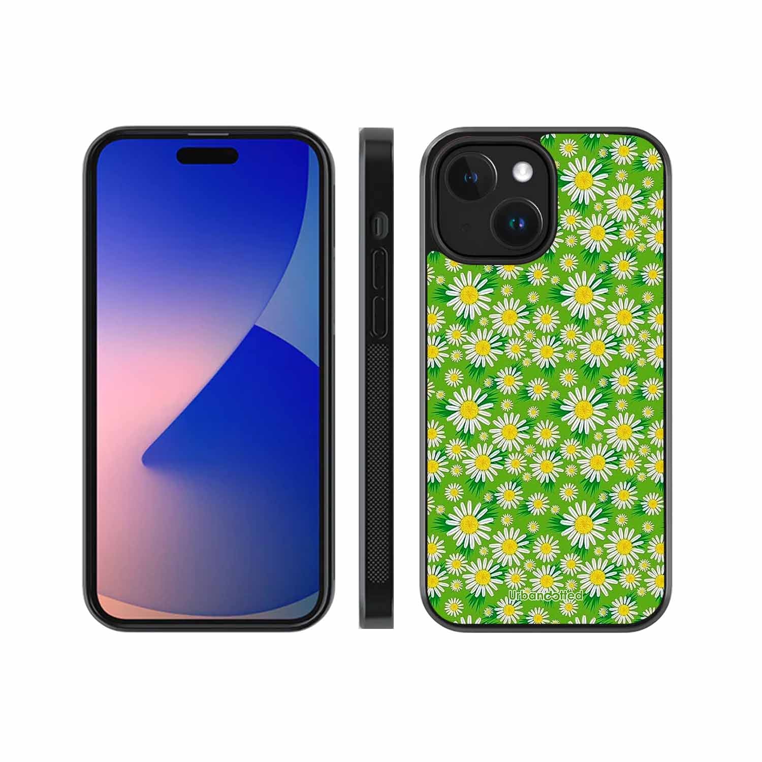 Cheerful Daisy Glass Case For iPhone 14