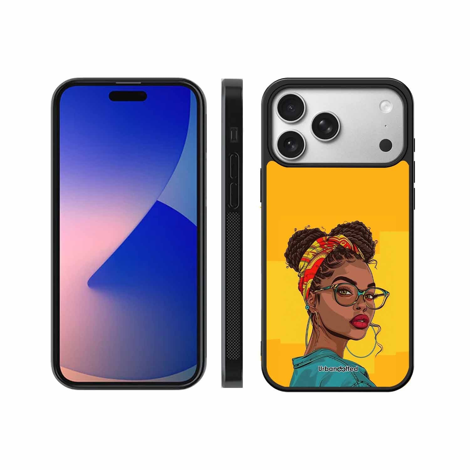 Headscarf Beauty Glass Case For iPhone 17 Pro