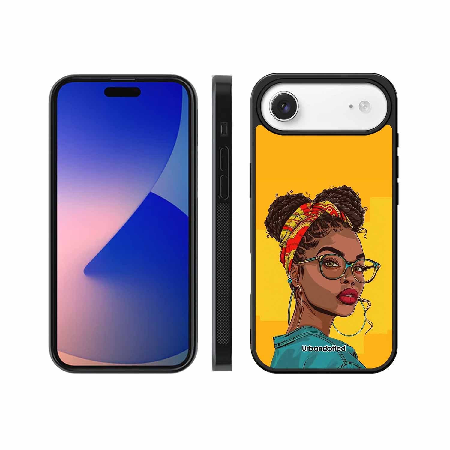Headscarf Beauty Glass Case For iPhone Air
