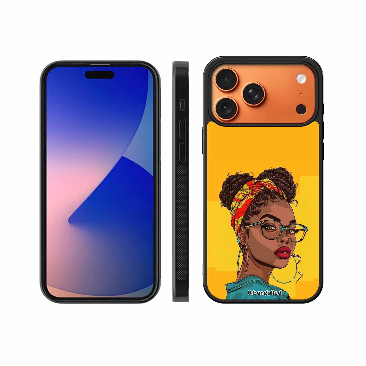 Headscarf Beauty Glass Case For iPhone 17 Pro Max