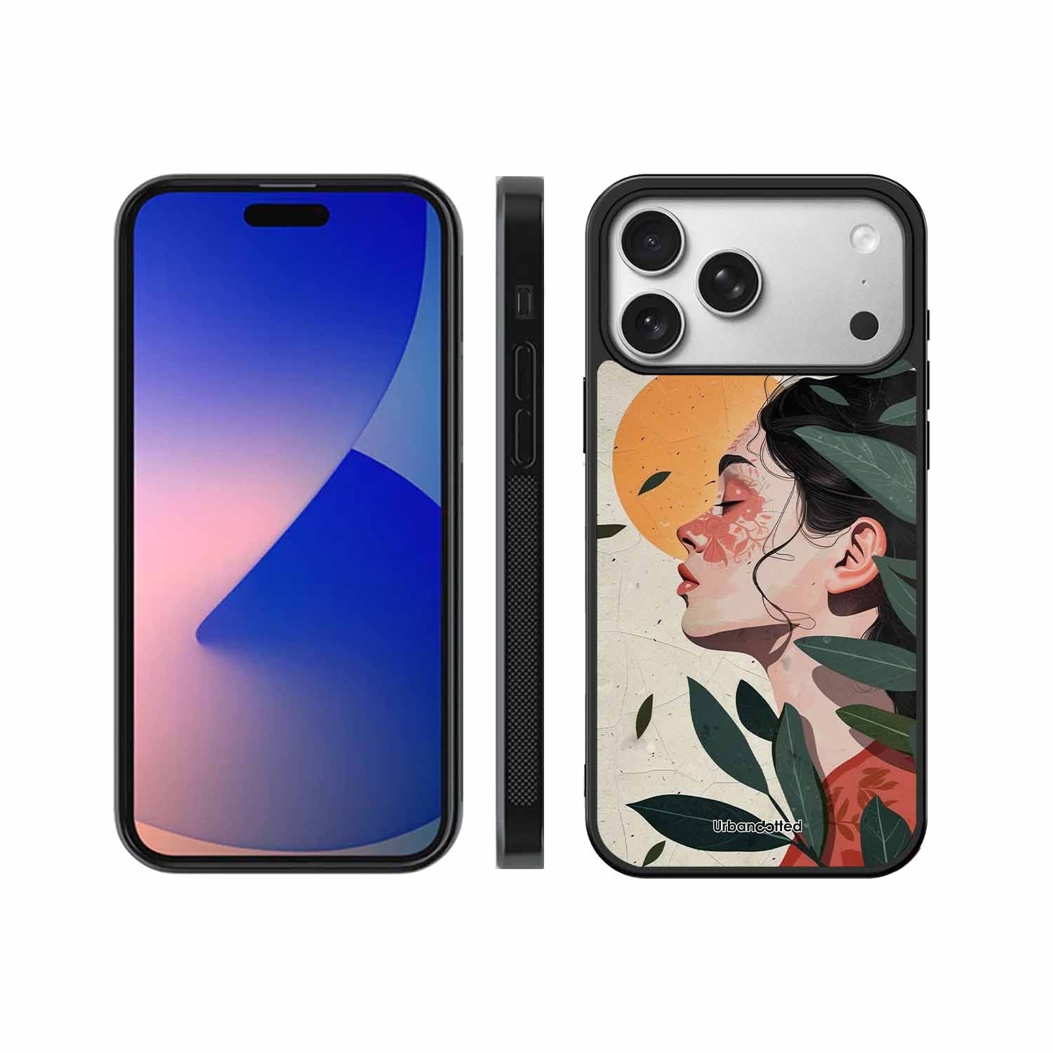 Nature's Embrace Glass Case For iPhone 17 Pro