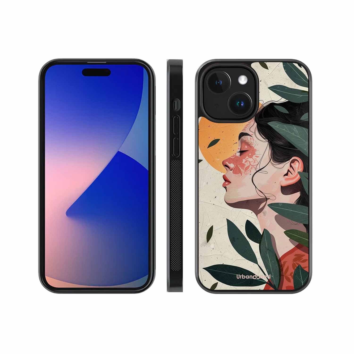 Nature's Embrace Glass Case For iPhone 14