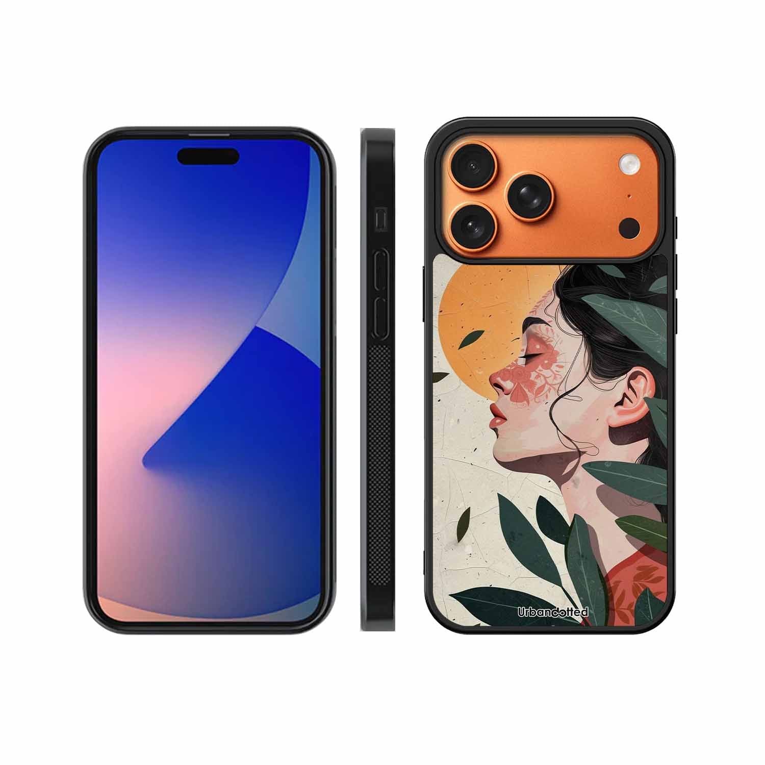 Nature's Embrace Glass Case For iPhone 17 Pro Max