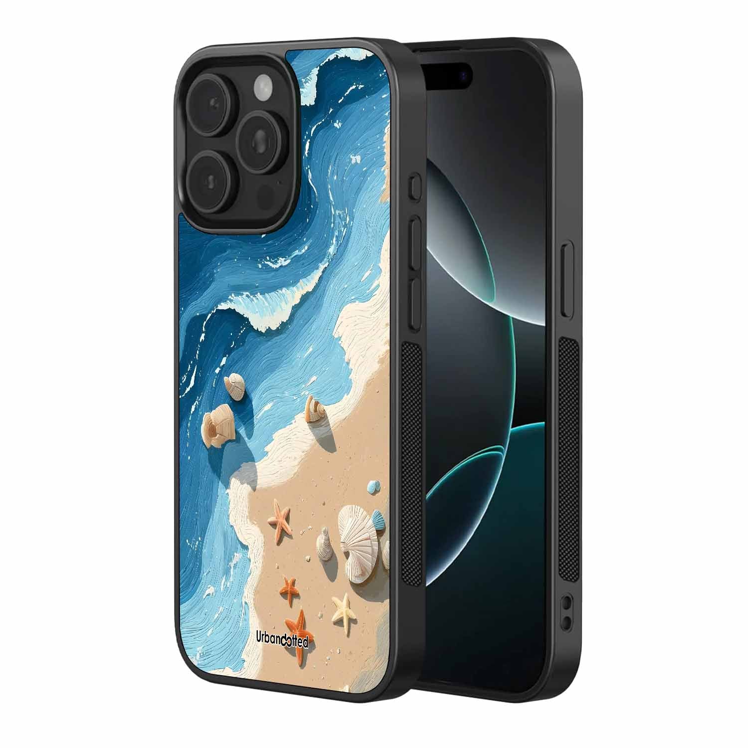 Impressionist Shoreline Glass Case