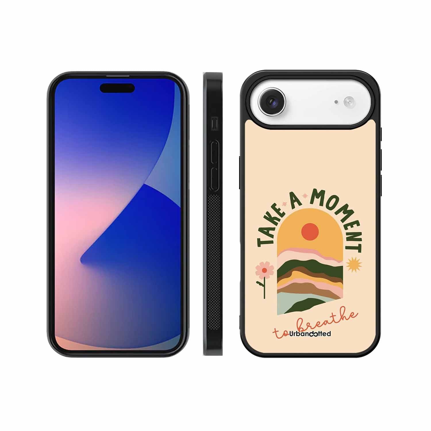 Take A Moment Breathe Glass Case For iPhone Air