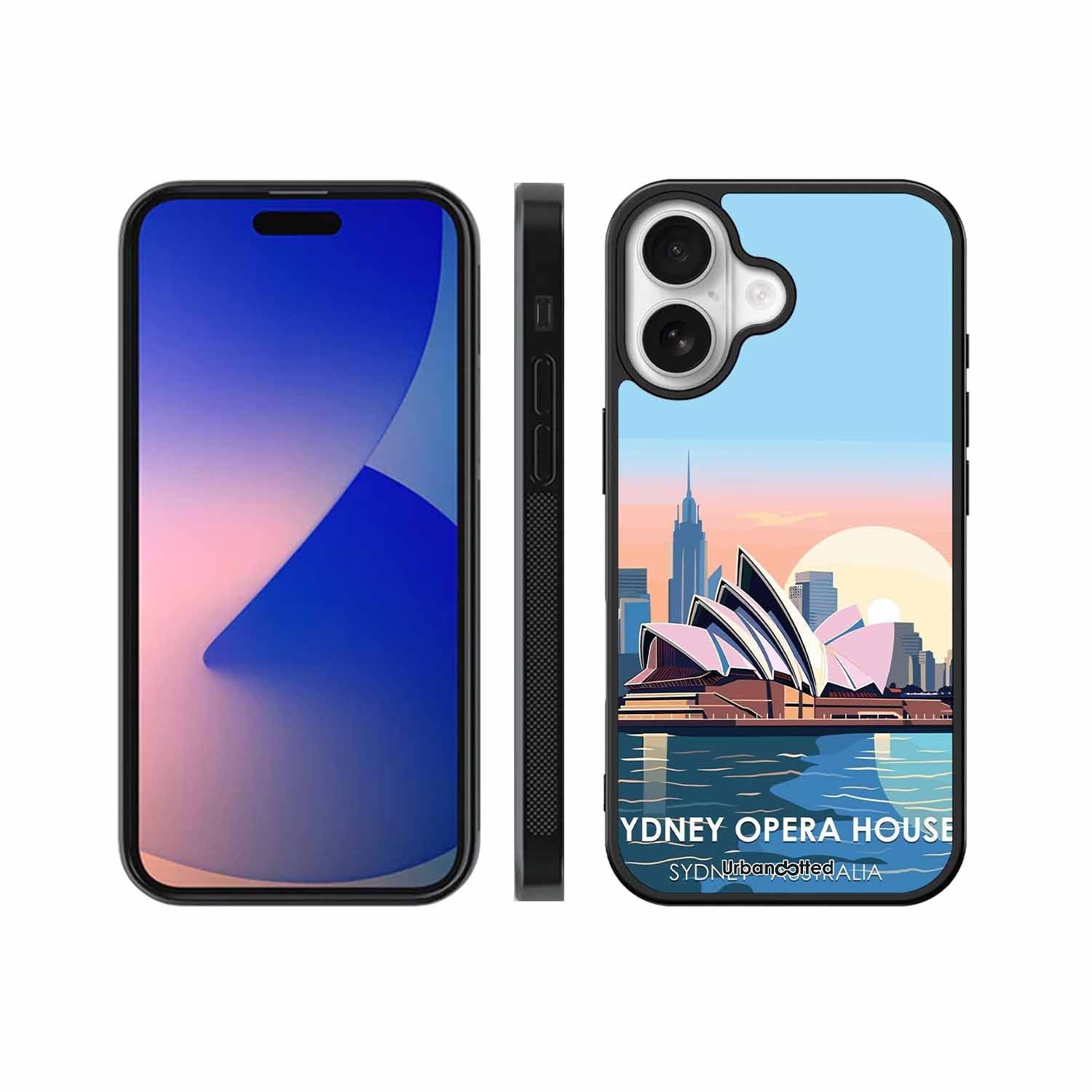 Sydney Opera House Sunrise Glass Case For iPhone 17