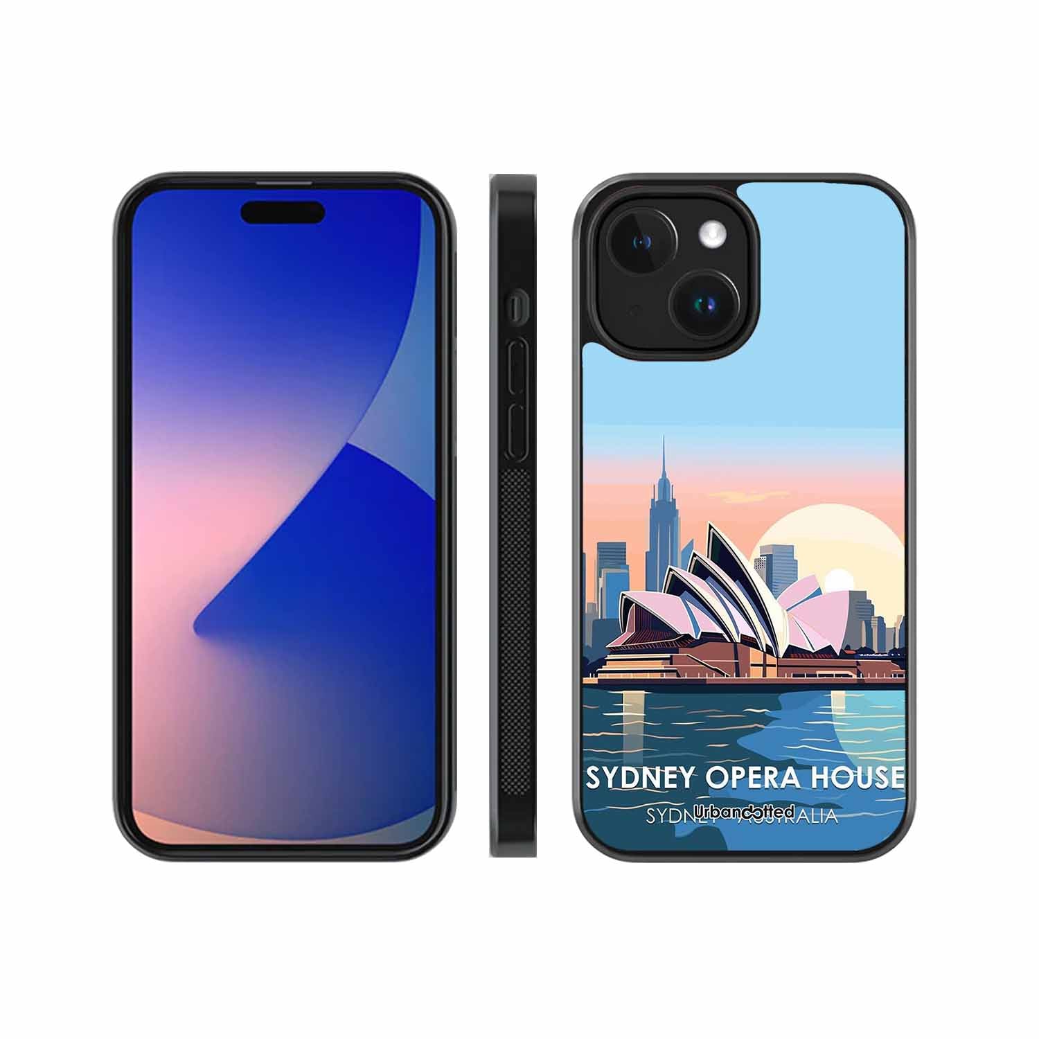 Sydney Opera House Sunrise Glass Case For iPhone 14