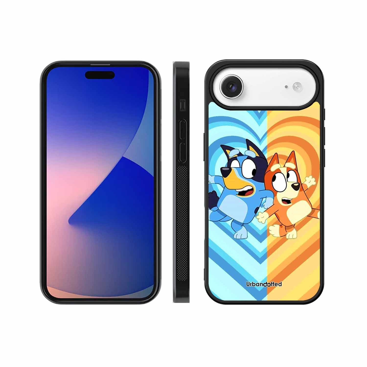 Bluey and Bingo Fun Glass Case For iPhone Air