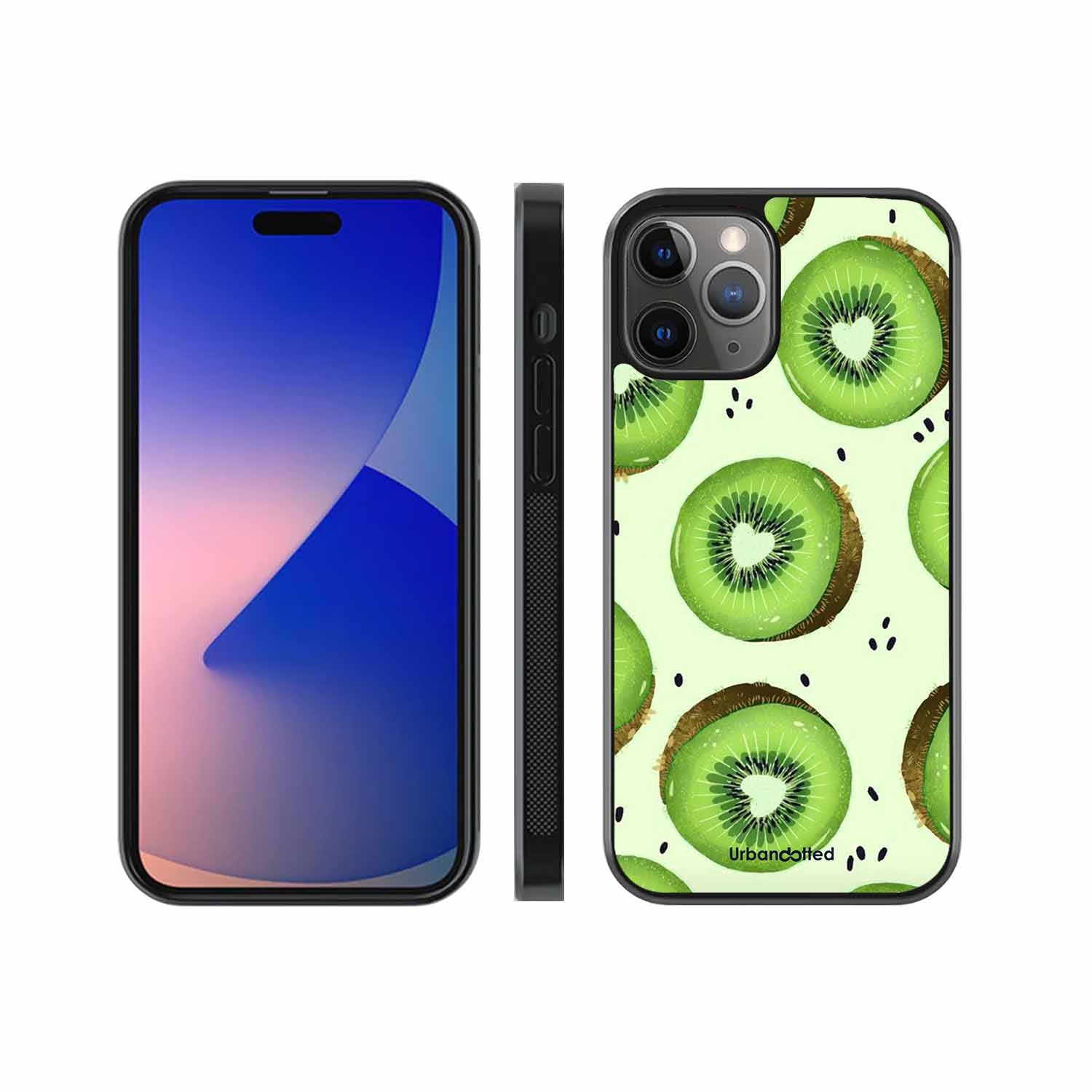 Tropical Kiwi Fruit Glass Case For iPhone 11 Pro Max