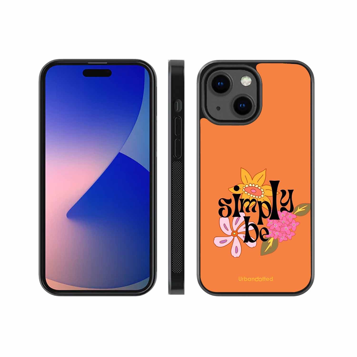 Simply Be Floral Glass Case For iPhone 13 Mini