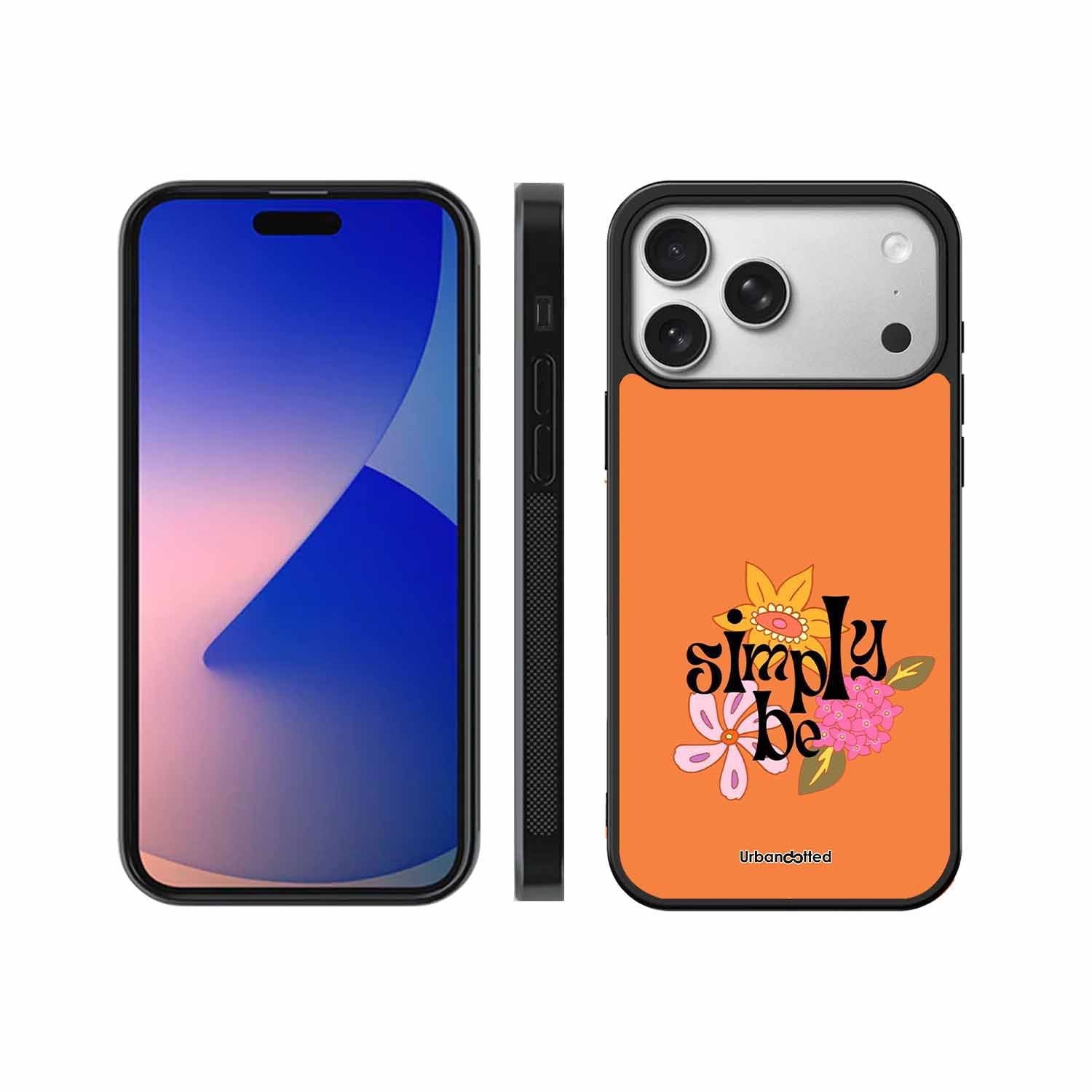Simply Be Floral Glass Case For iPhone 17 Pro