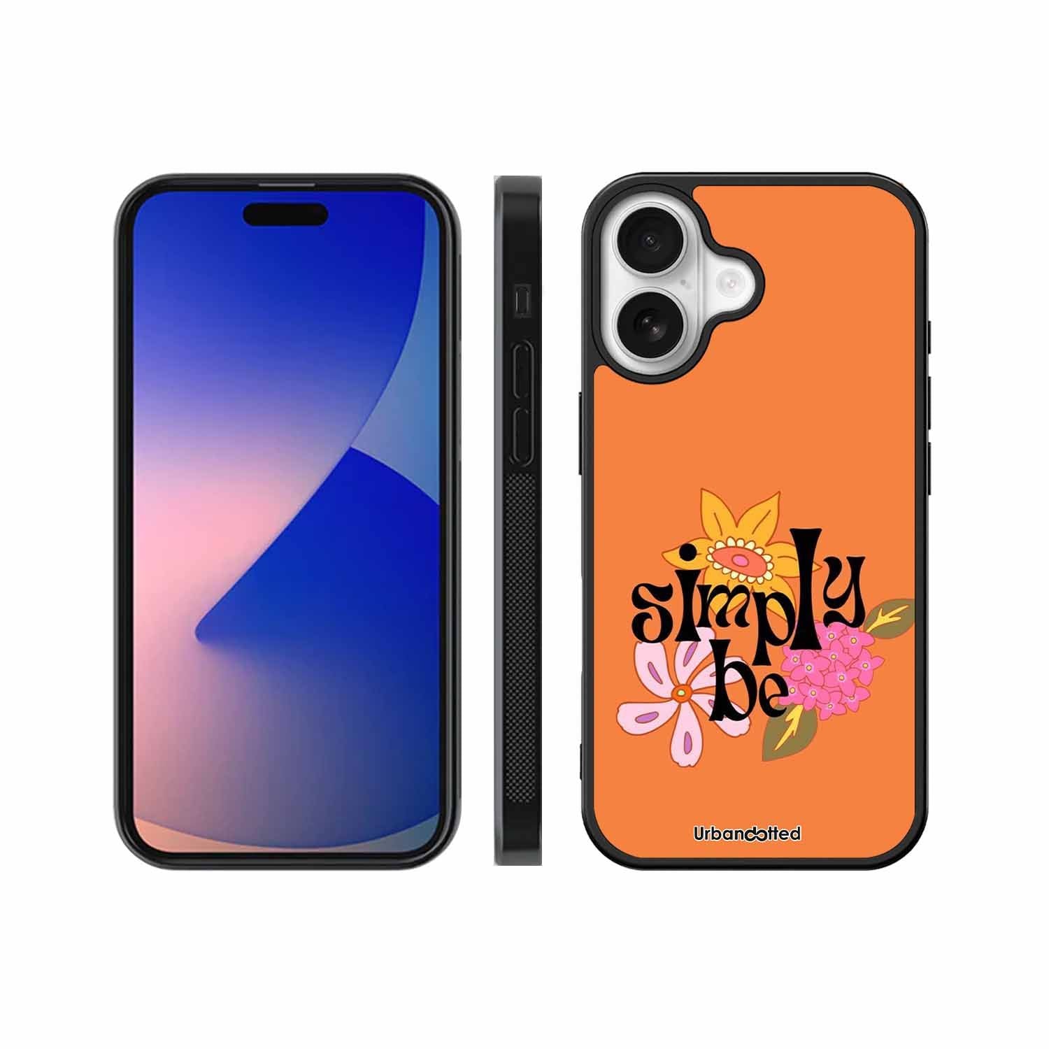 Simply Be Floral Glass Case For iPhone 17