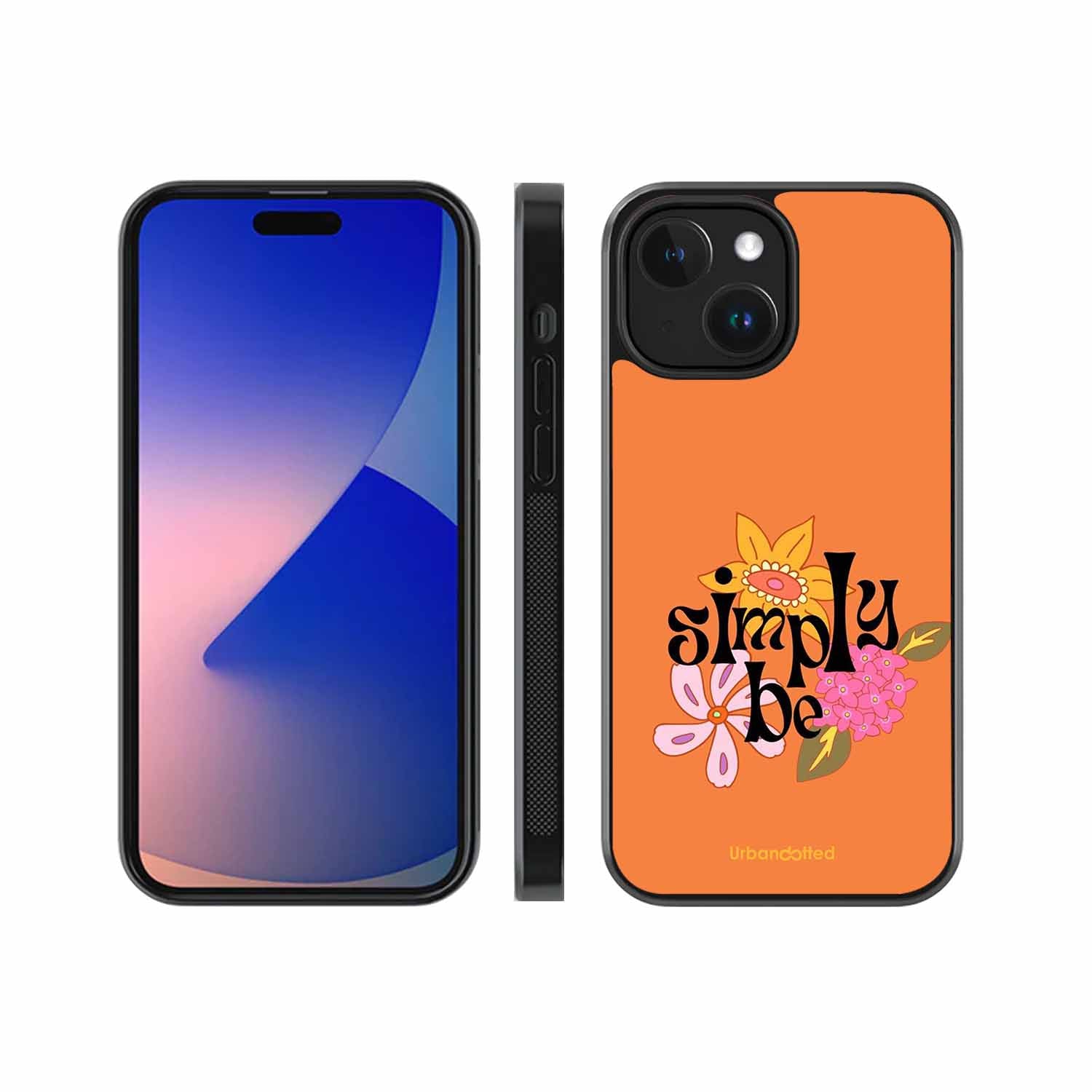 Simply Be Floral Glass Case For iPhone 15 Plus