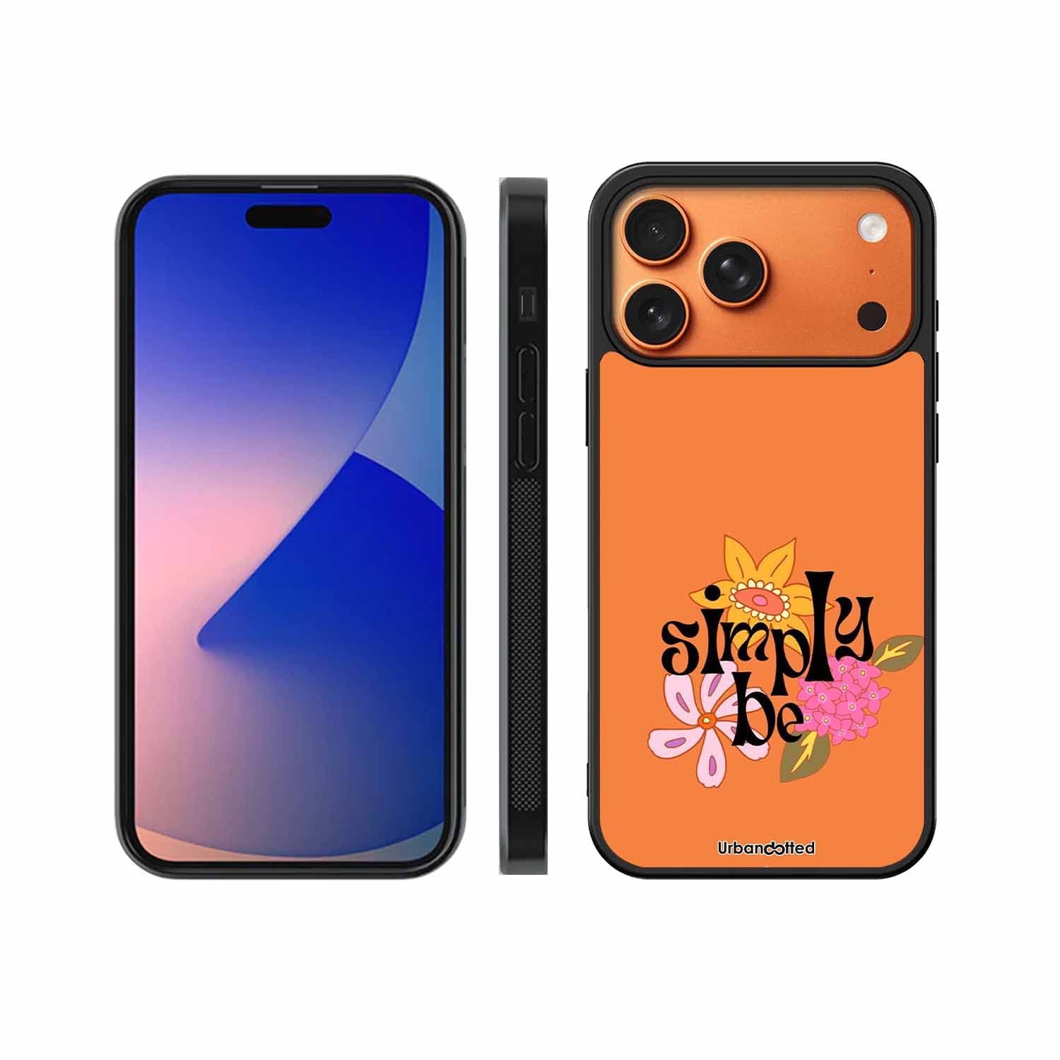 Simply Be Floral Glass Case For iPhone 17 Pro Max