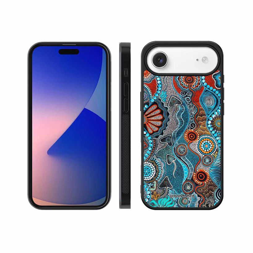 Aboriginal Art Story Glass Case For iPhone Air