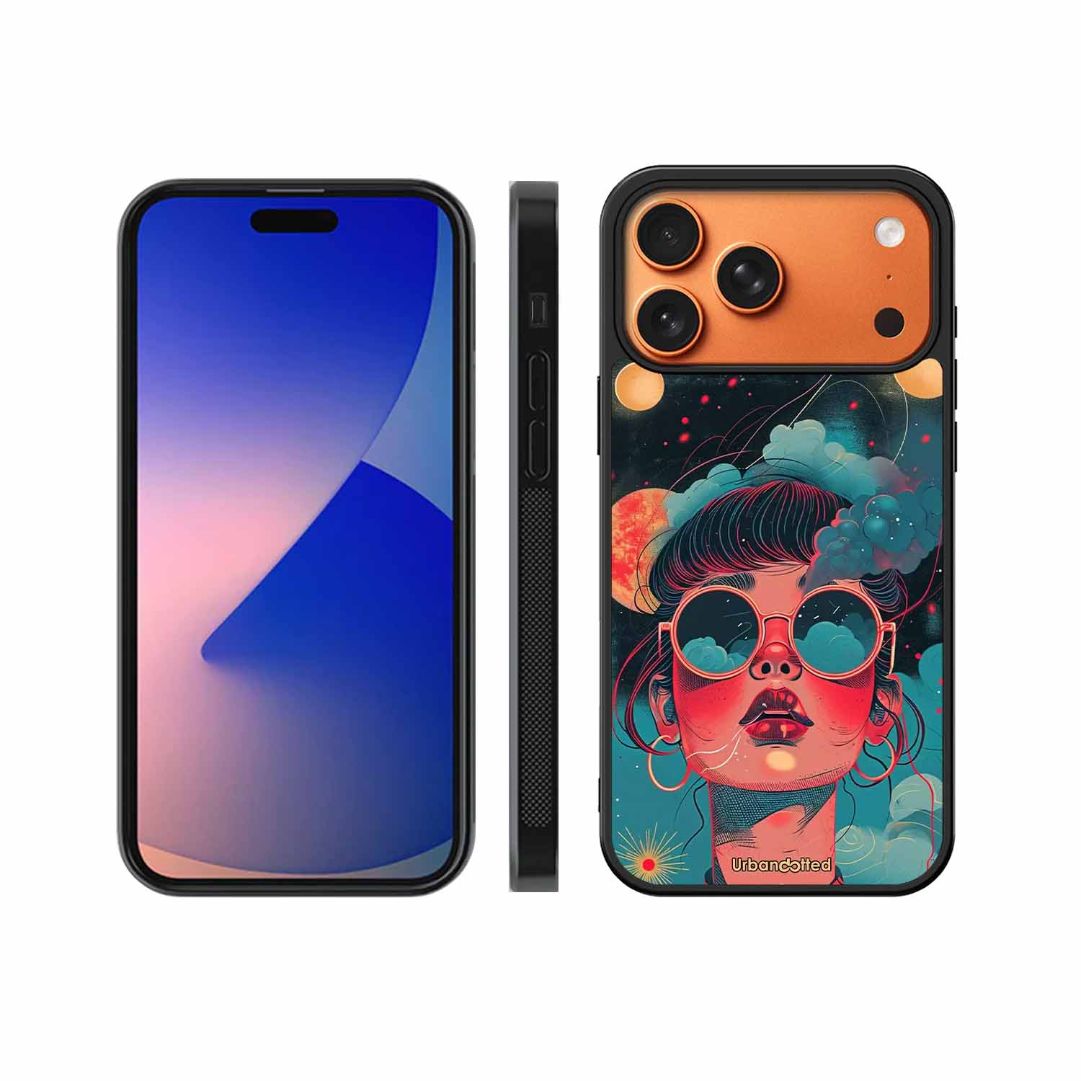 Starry Eyed Wonder Glass Case For iPhone 17 Pro Max