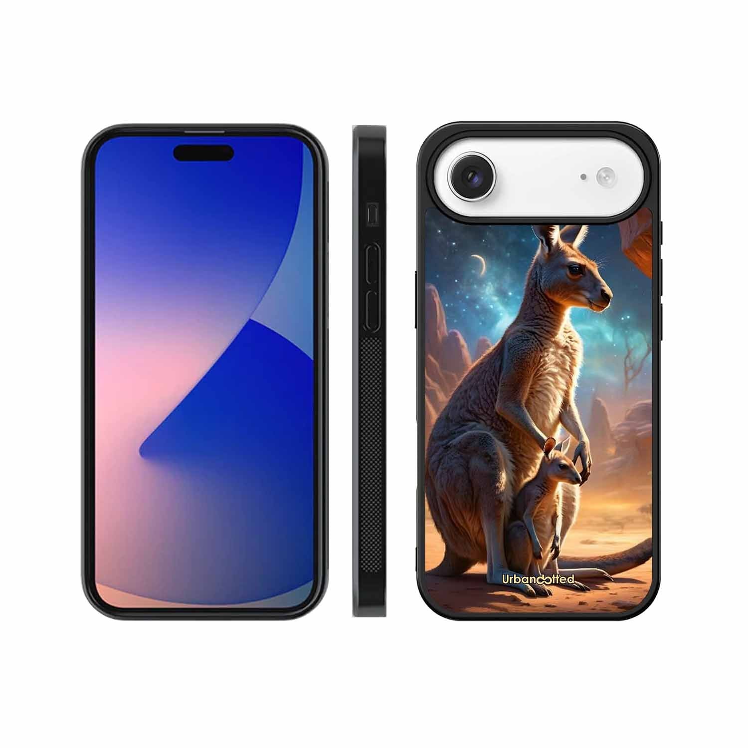 Kangaroo Mother Love Glass Case For iPhone Air
