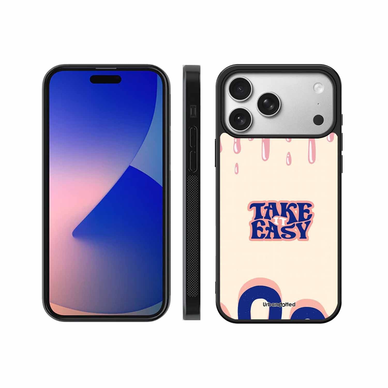 Take It Easy Drip Glass Case For iPhone 17 Pro