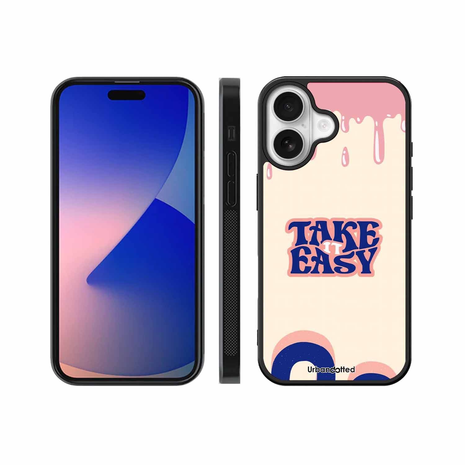 Take It Easy Drip Glass Case For iPhone 17