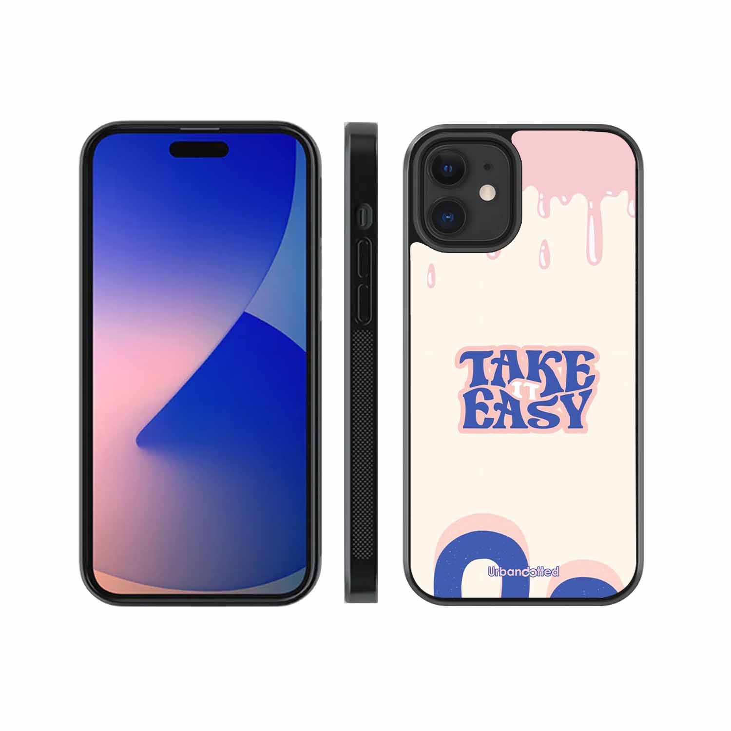 Take It Easy Drip Glass Case For iPhone 12 Mini