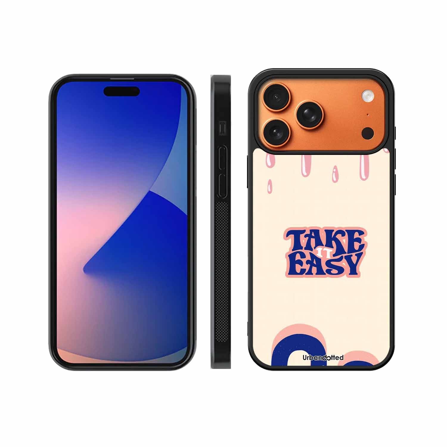 Take It Easy Drip Glass Case For iPhone 17 Pro Max