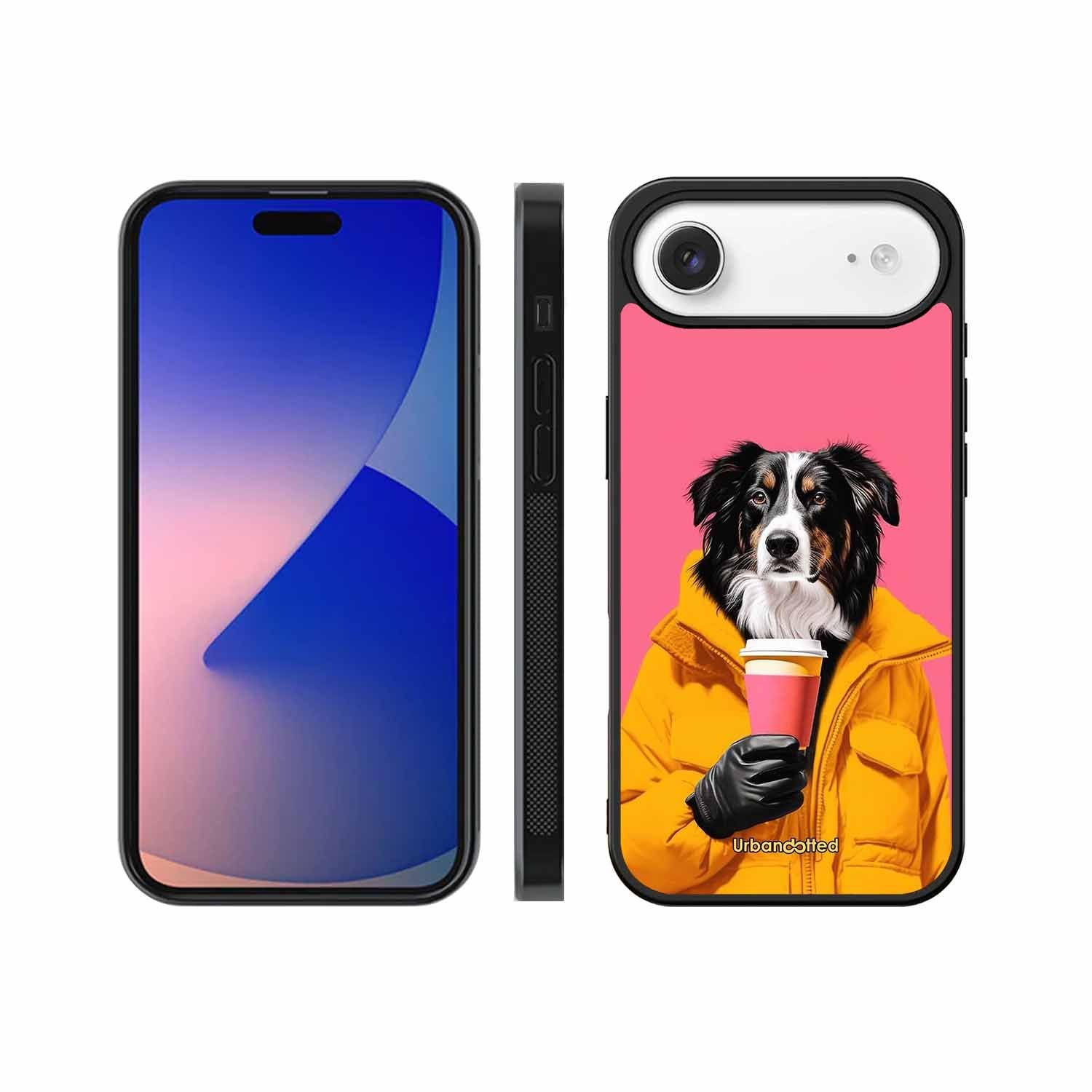 Trendy Dog with Drink Glass Case For iPhone Air