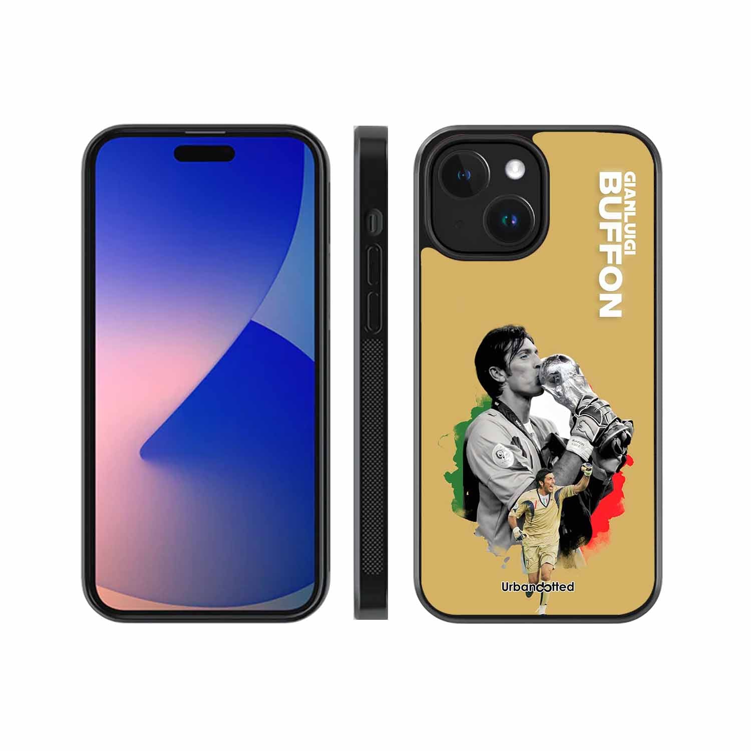 Gianluigi Buffon Legend Glass Case For iPhone 14 Plus