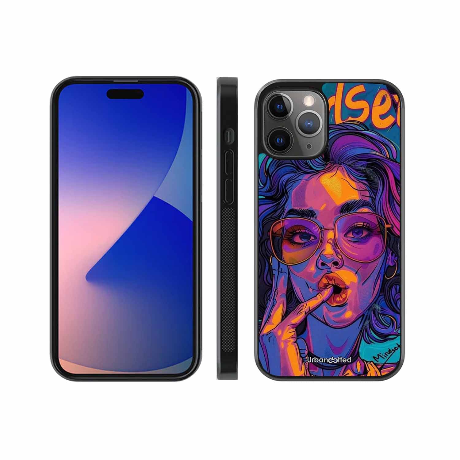 Vibrant Pop Art Girl Glass Case For iPhone 11 Pro Max