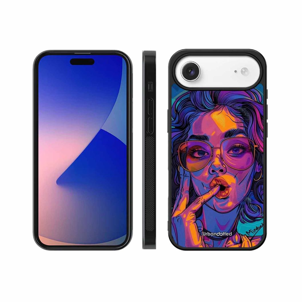Vibrant Pop Art Girl Glass Case For iPhone Air