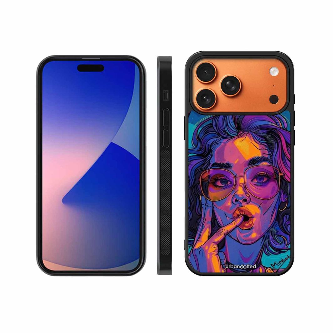 Vibrant Pop Art Girl Glass Case For iPhone 17 Pro Max