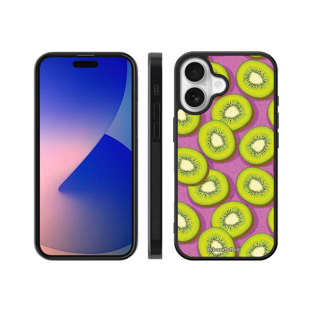 Refreshing Kiwi Glass Case For iPhone 17