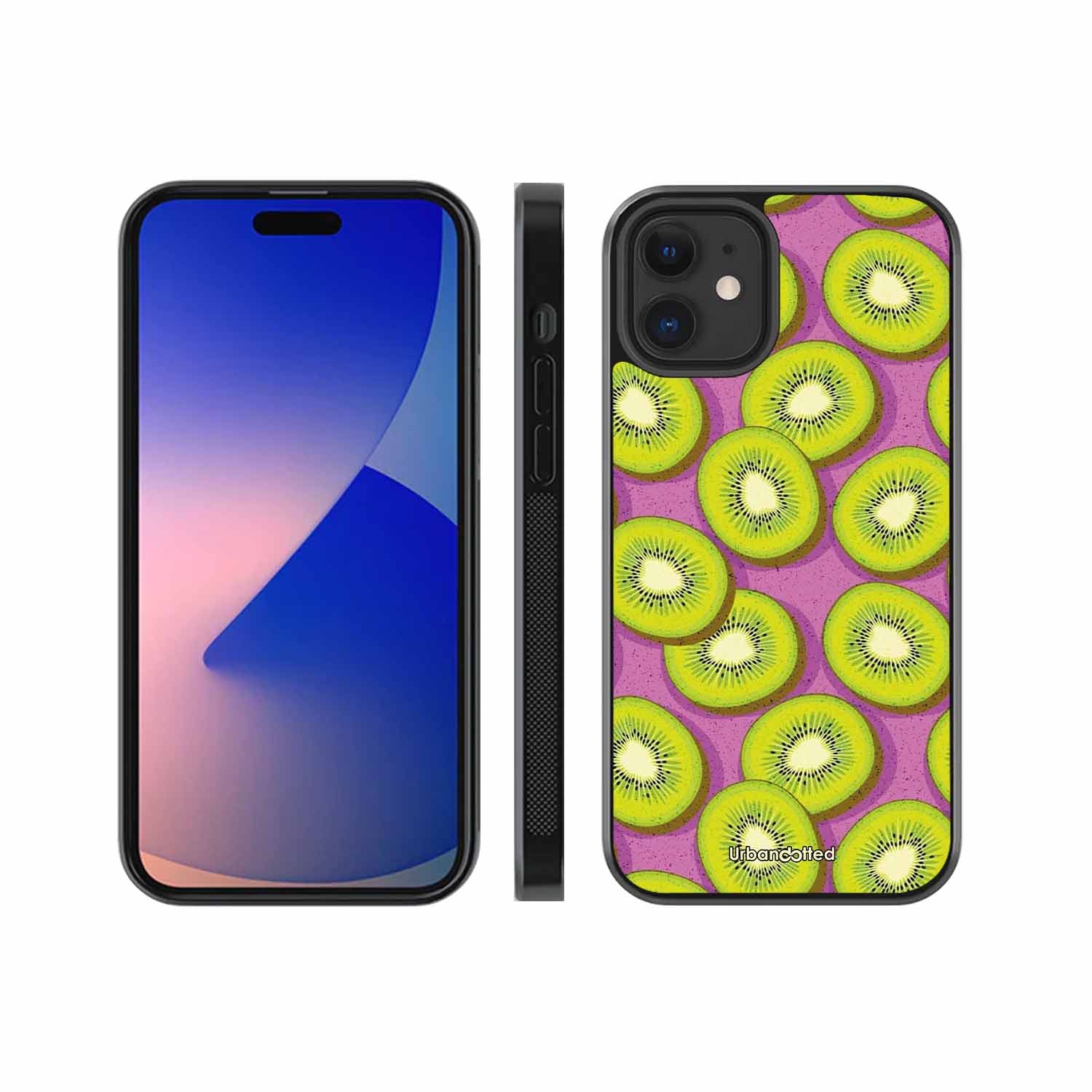 Refreshing Kiwi Glass Case For iPhone 12 Mini