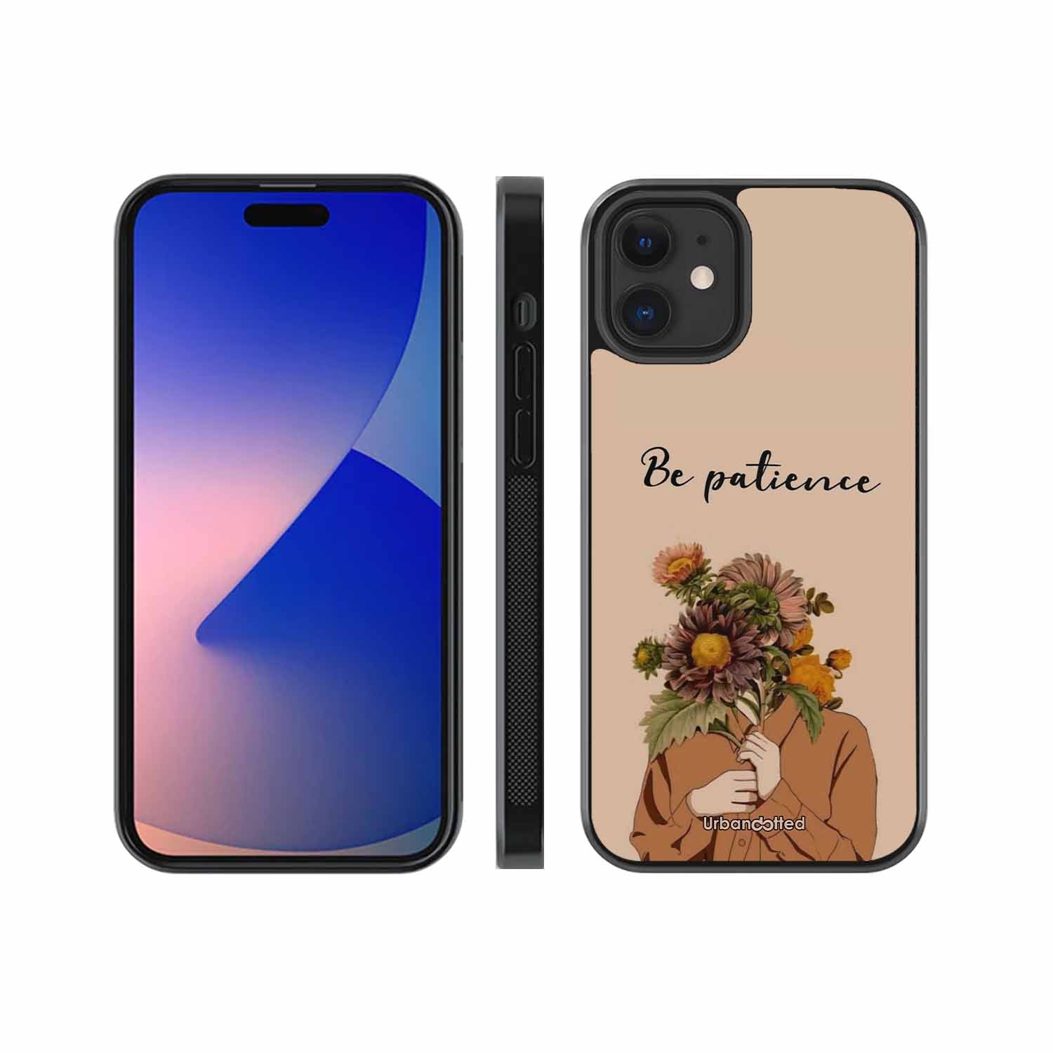 Gentle Bloom Patience Glass Case For iPhone 12 Mini