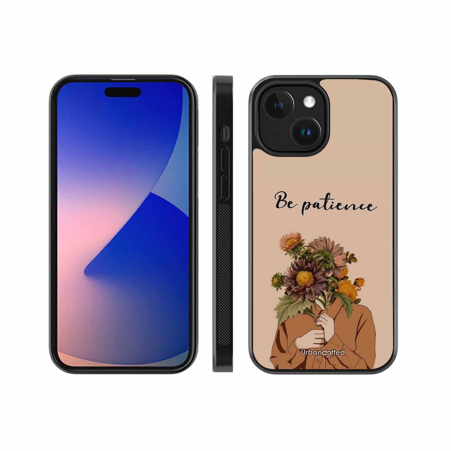 Gentle Bloom Patience Glass Case For iPhone 14 Plus