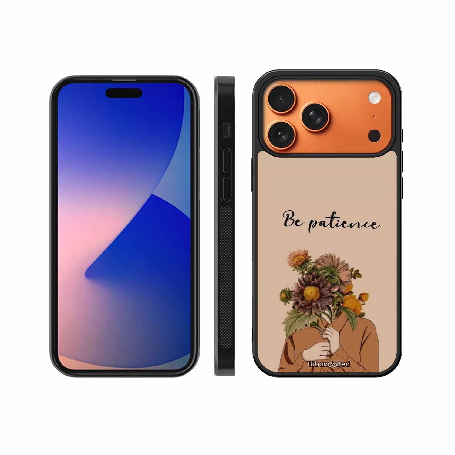 Gentle Bloom Patience Glass Case For iPhone 17 Pro Max