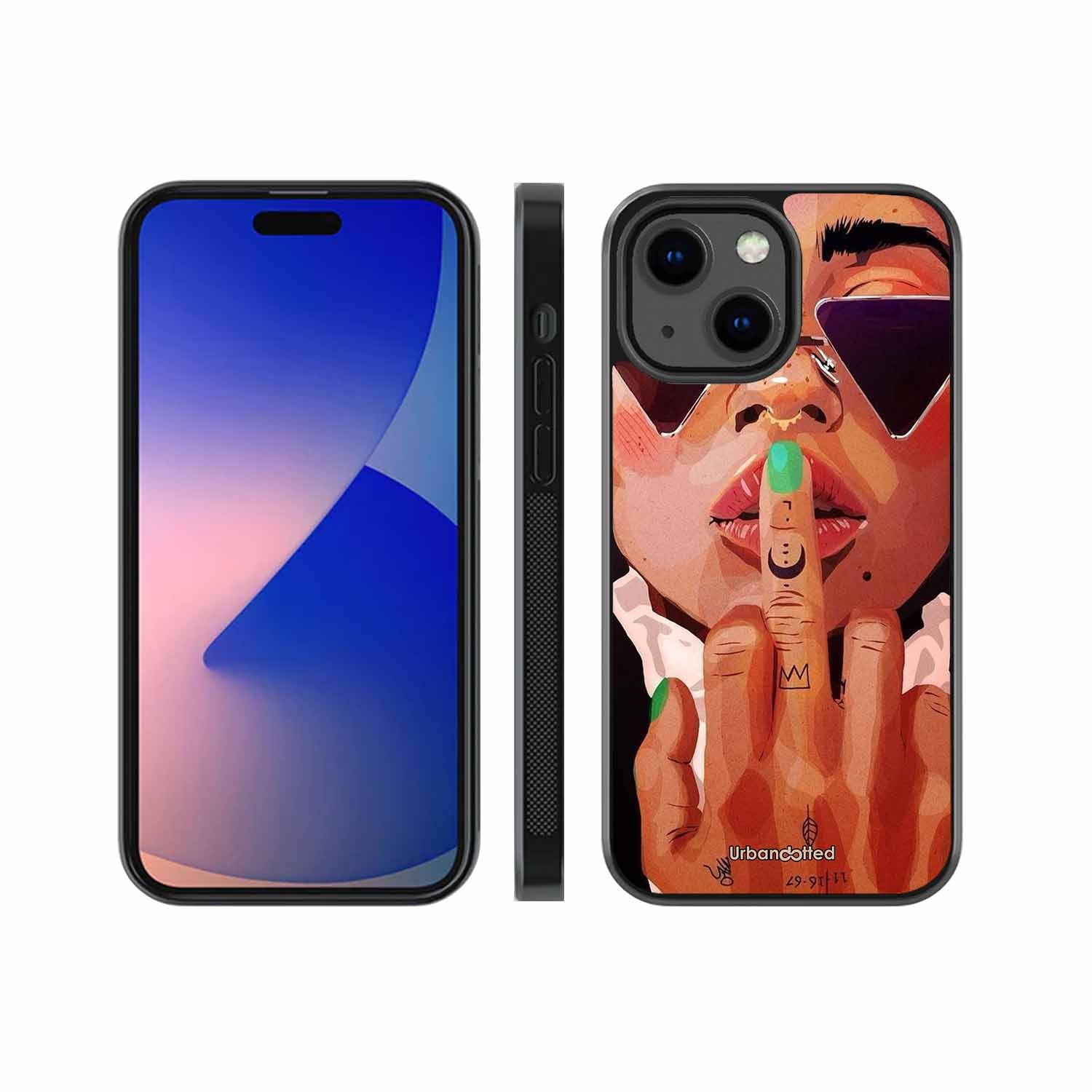 Unfiltered Attitude Glass Case For iPhone 13