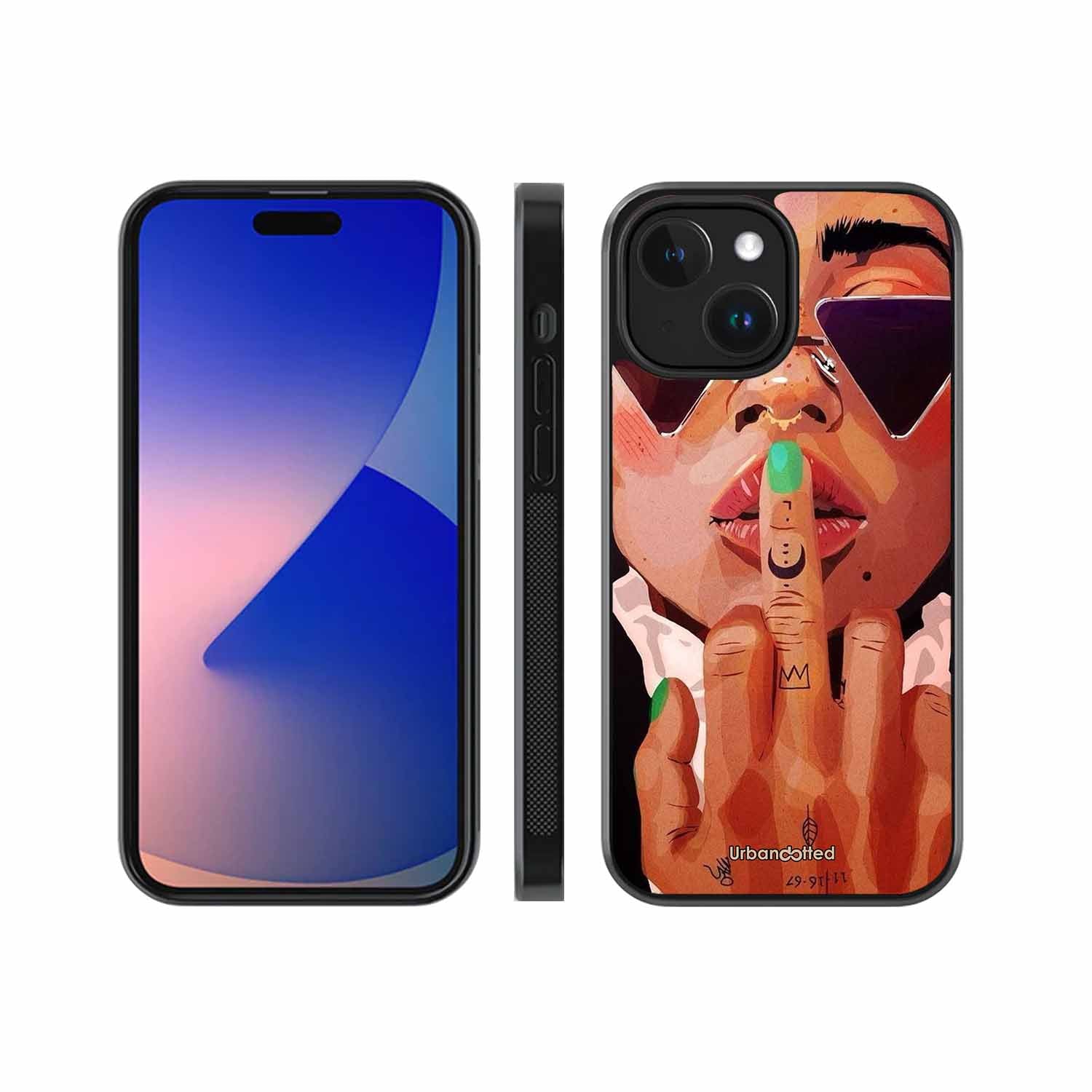Unfiltered Attitude Glass Case For iPhone 14 Plus