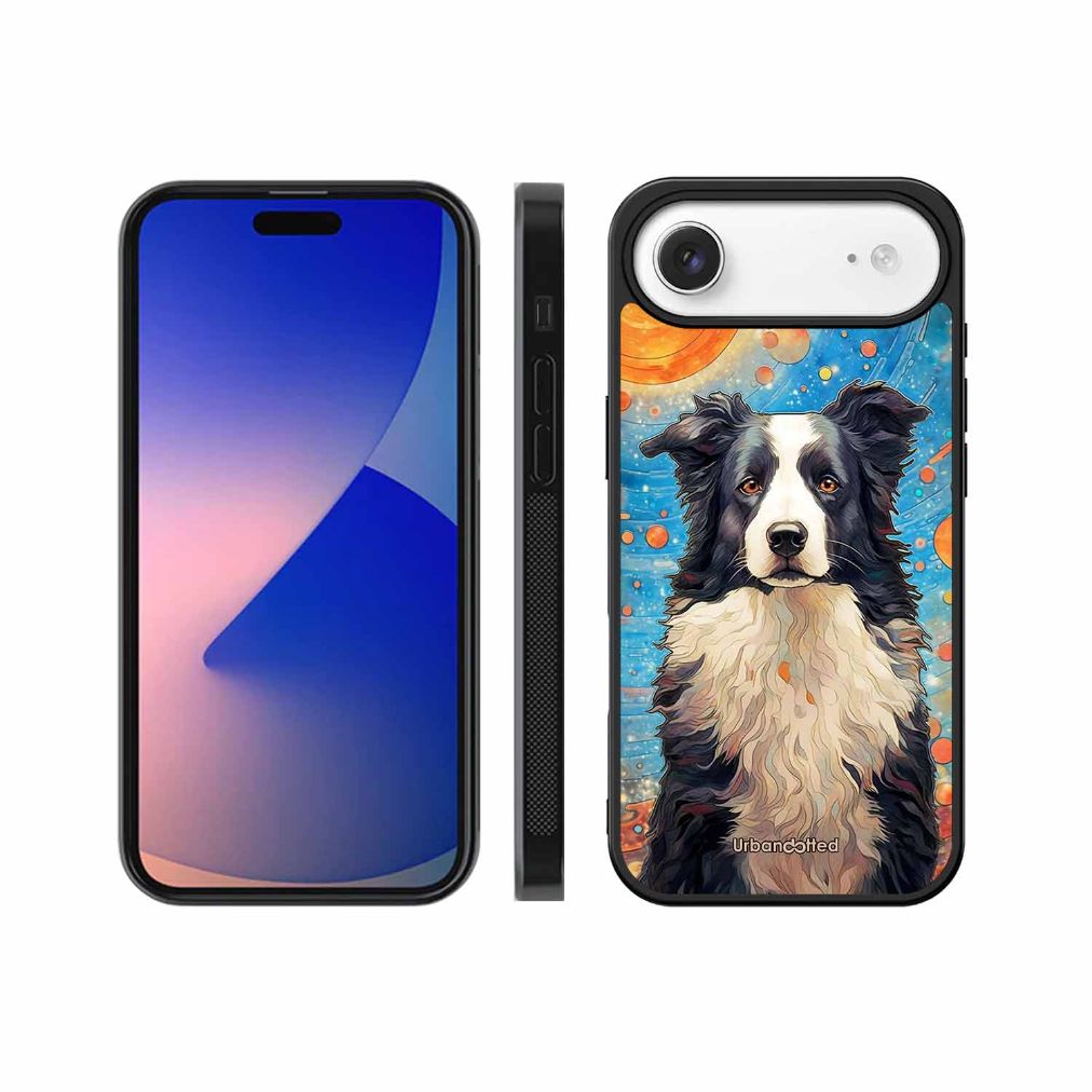 Artistic Dog Illustration Glass Case For iPhone Air