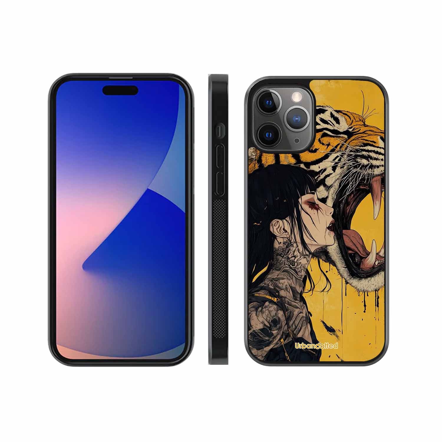 Tattooed Girl with Tiger Glass Case For iPhone 11 Pro Max