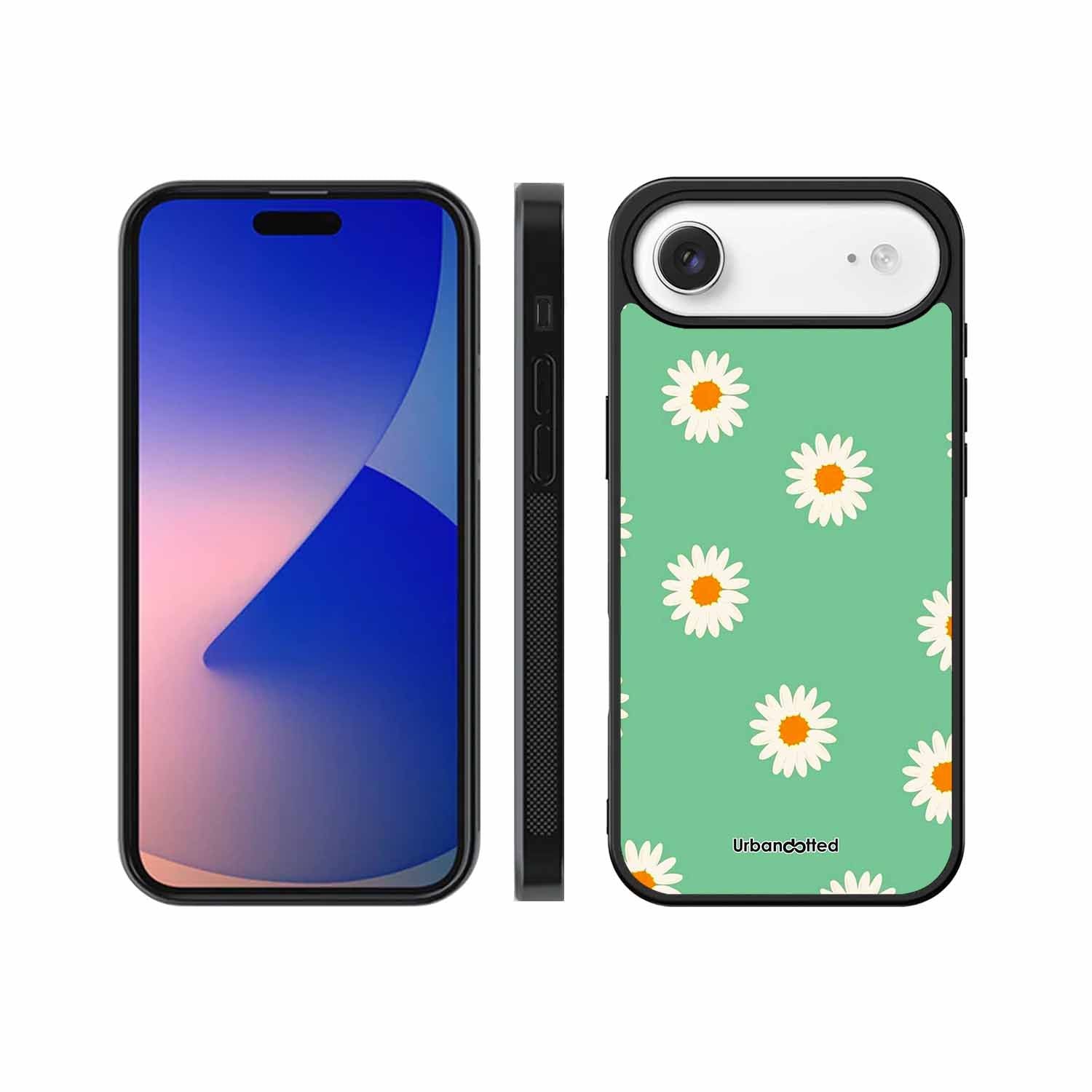 Scattered White Daisies Glass Case For iPhone Air