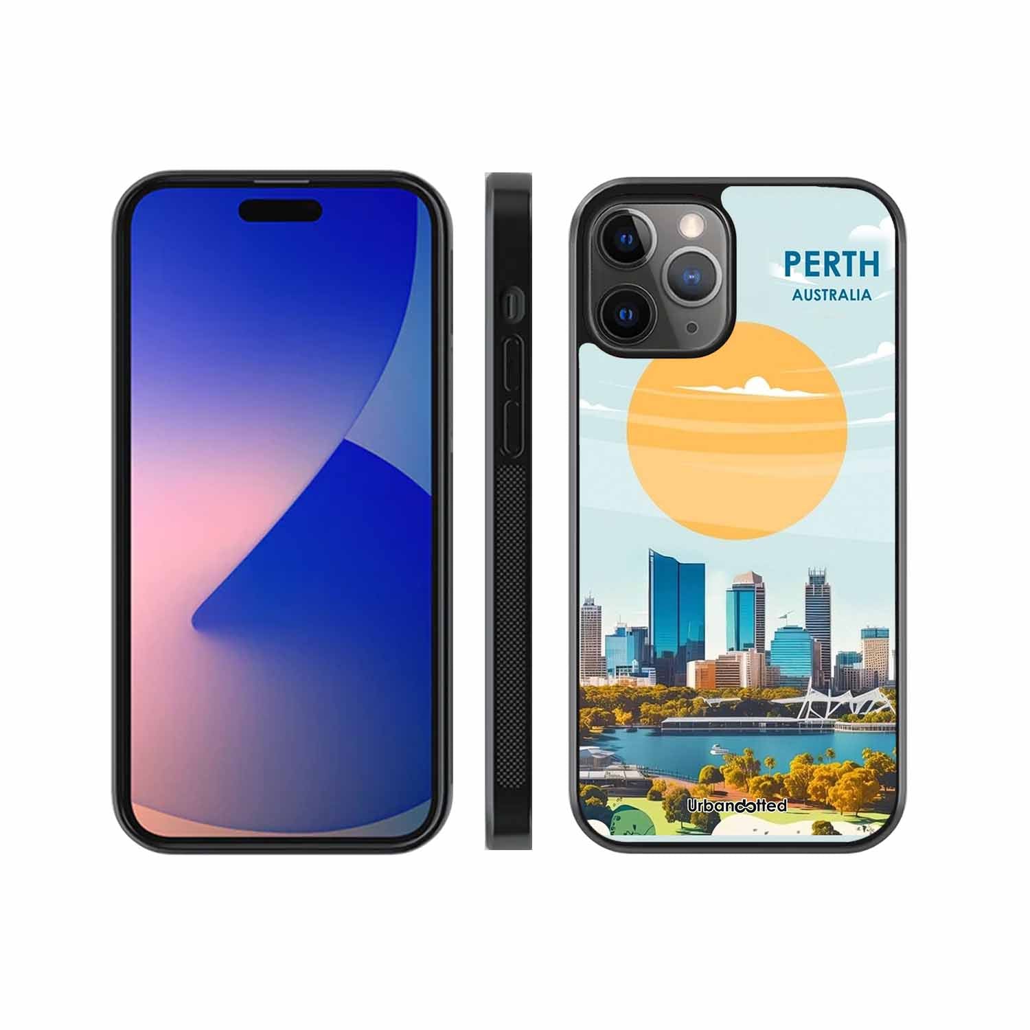 Western Australia Cityscape Glass Case For iPhone 11 Pro