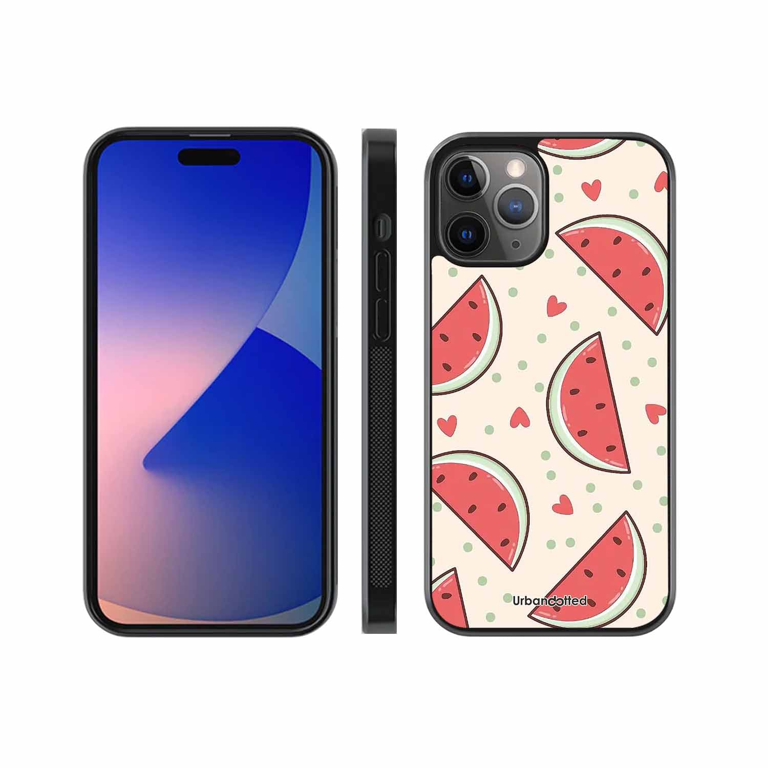 Watermelon Slice Fun Glass Case For iPhone 11 Pro