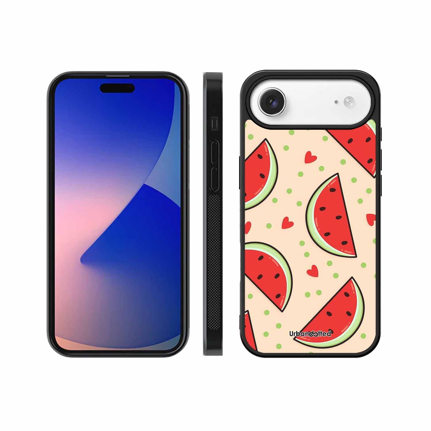 Watermelon Slice Fun Glass Case For iPhone Air