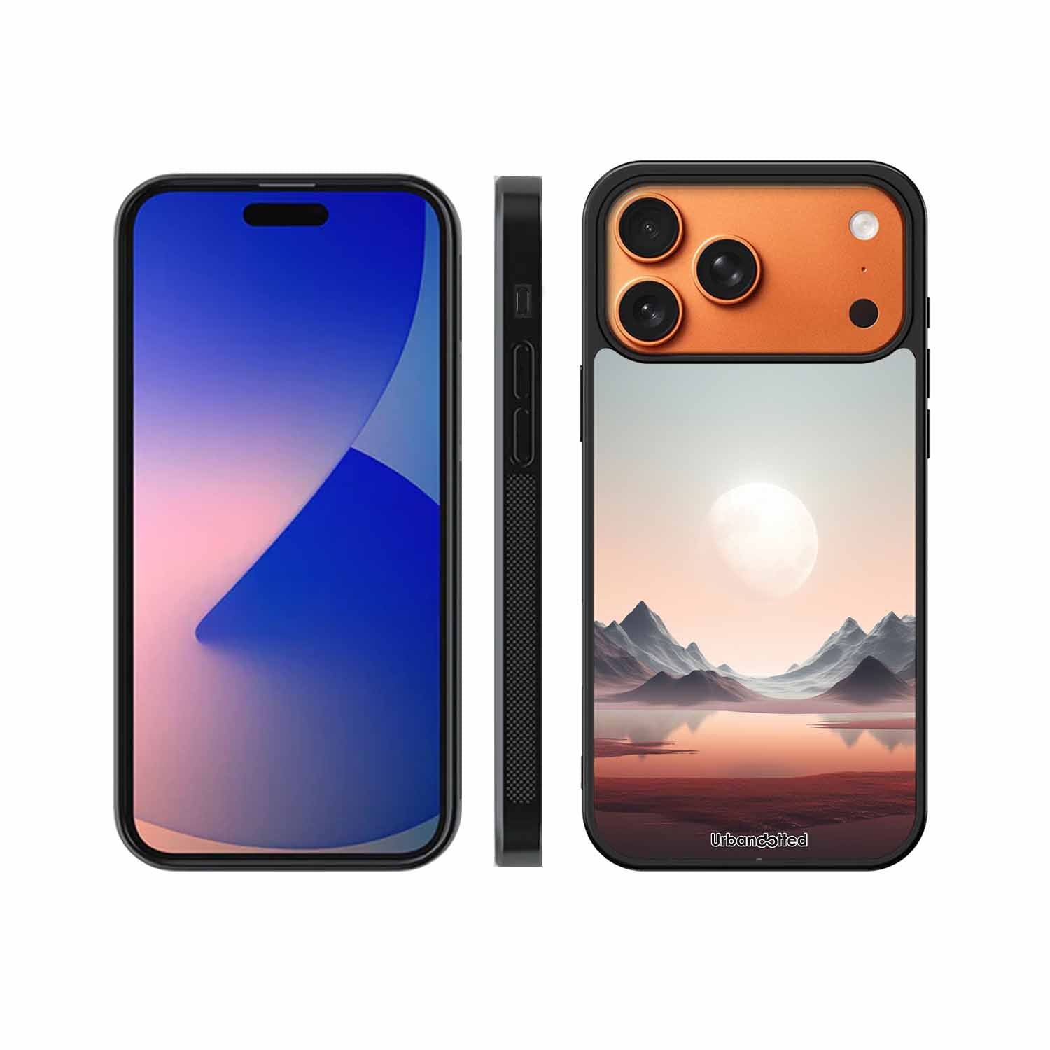 Tranquil Landscape Reflection Glass Case For iPhone 17 Pro Max