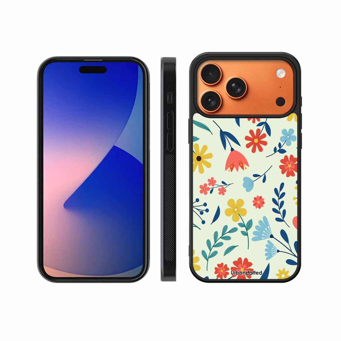 Colorful Wildflower Meadow Glass Case For iPhone 17 Pro Max