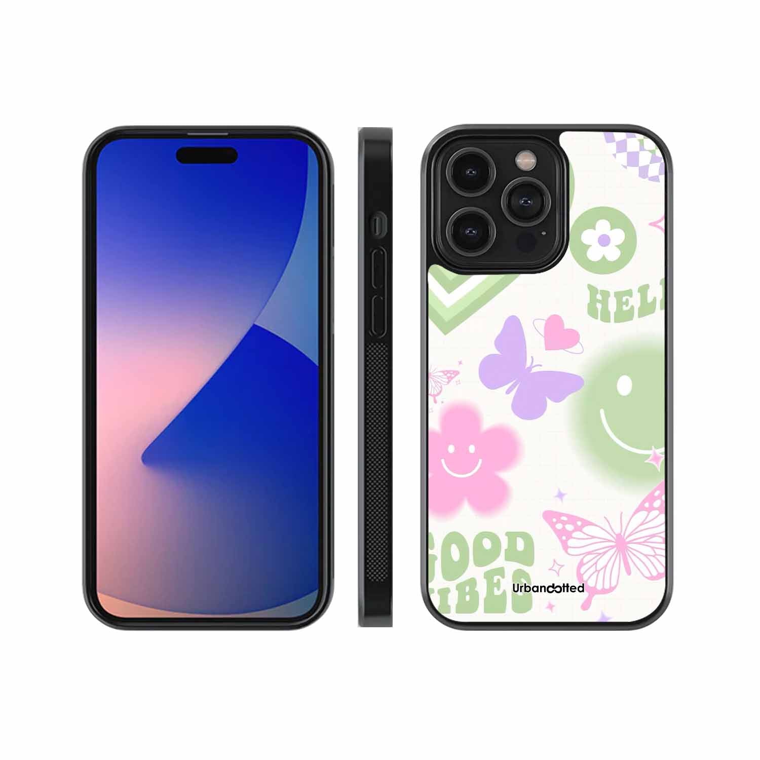 Y2K Retro Aesthetic Vibes Glass Case