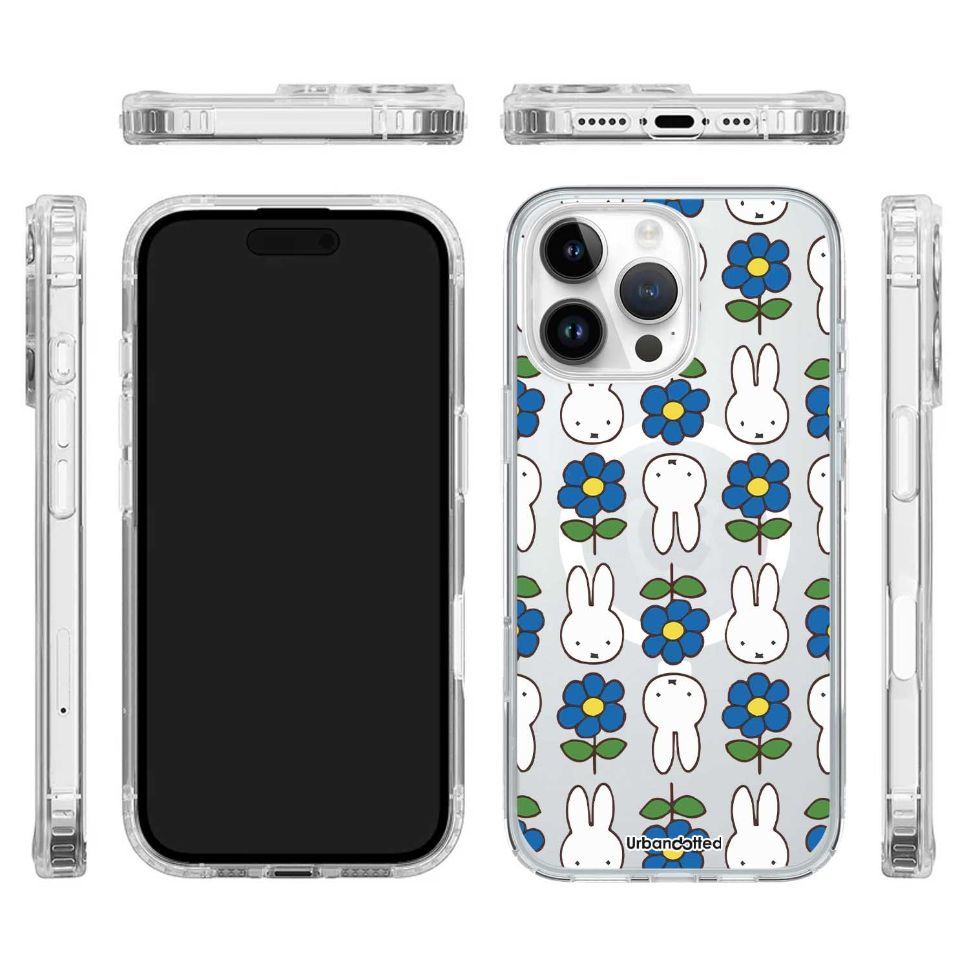 Cartoon Bunnies Crystal Clear Case