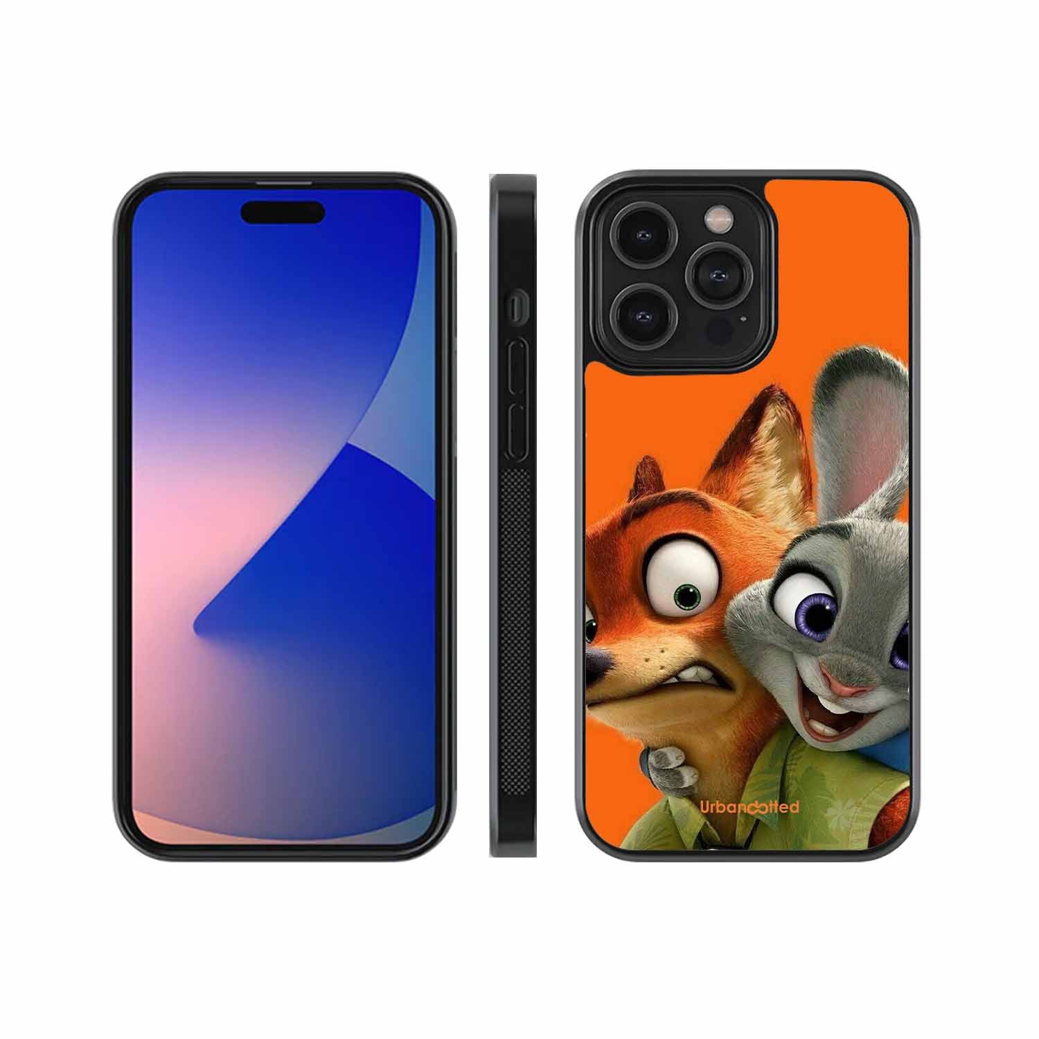 Zootopia Friends Glass Case For iPhone 12 Pro Max