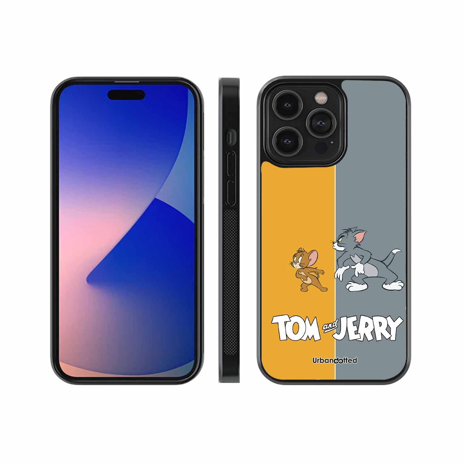 Tom and Jerry Chase Glass Case For iPhone 13 Pro