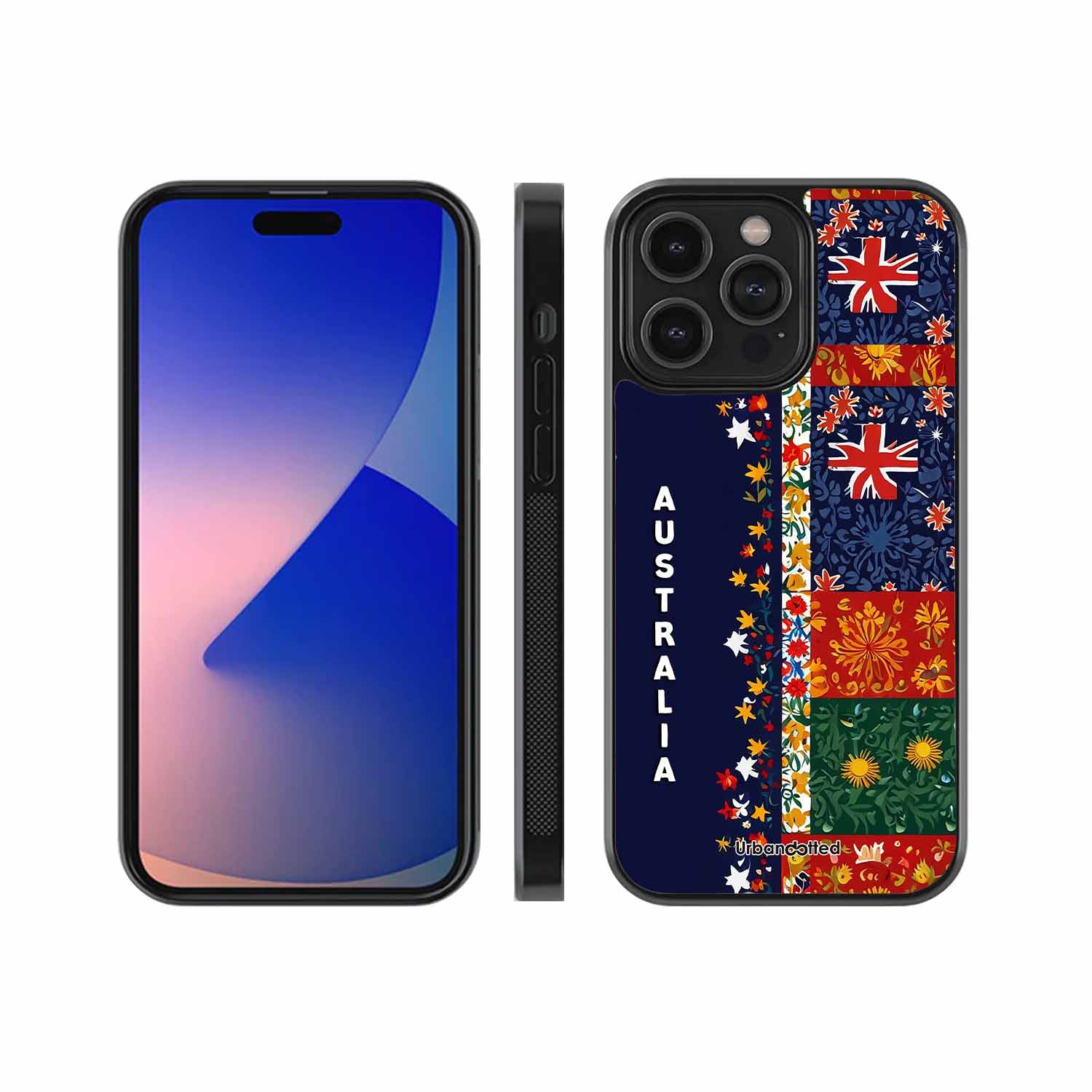 Australian National Pride Glass Case For iPhone 13 Pro